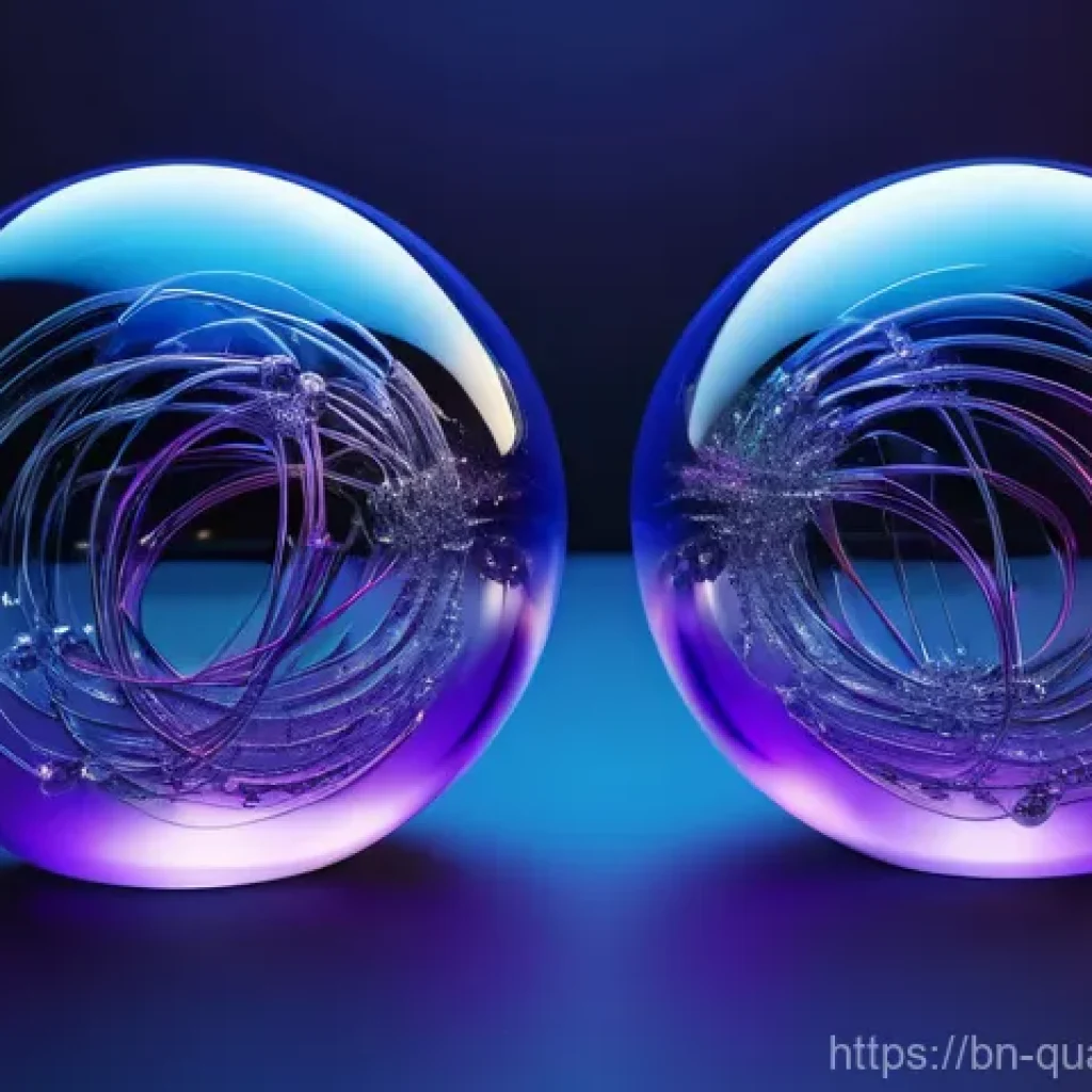 양자비트 - **Prompt 1: The Dance of Quantum Bits**
    An ethereal, futuristic abstract representation of quant...