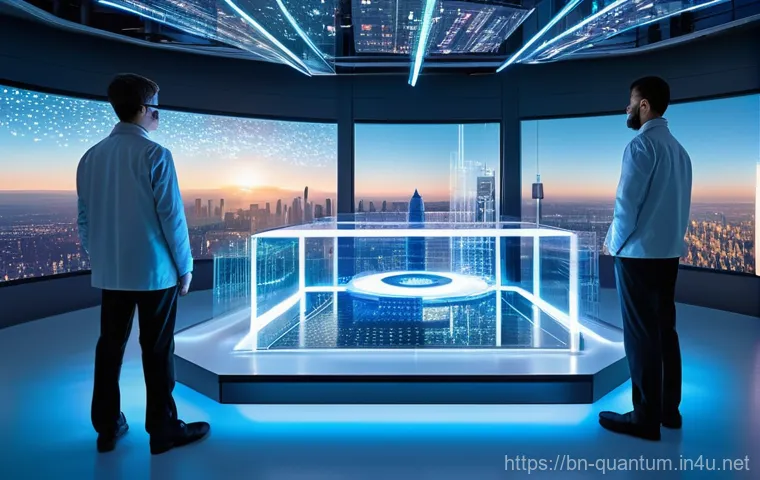 양자컴퓨터 관련 정책 - Image Prompt 1: The Dawn of Quantum Innovation**