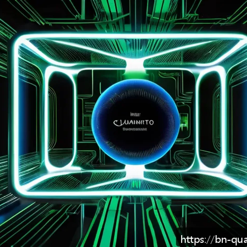 양자컴퓨터에 대한 인식 변화 - A highly detailed and futuristic illustration of a quantum computer&rsquo;s internal structure, showcasing...
