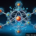 양자화학의 모형 및 시뮬레이션 - A detailed scientific illustration of quantum chemistry molecular modeling: show a complex molecular...